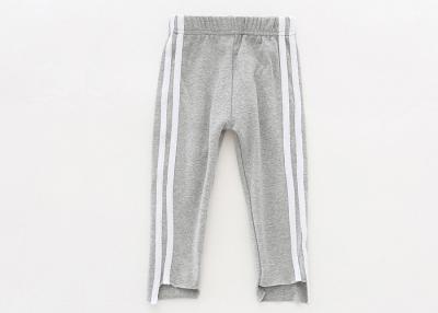 China Windproof Grey Straight Jogger Pants For Youth Side Strip 80-104 CM for sale