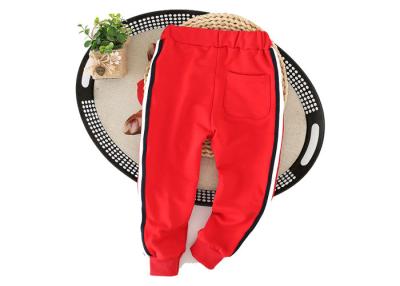 Chine L'anti coton de ride badine le pantalon de voie rouge/vert/taille bleue de la couleur 2T-6T à vendre