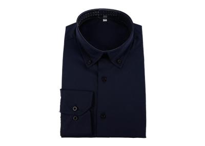 Chine Taille adaptée aux besoins du client par douille solide de T-shirts du coton d'hommes de couleur de noir bleu longue à vendre