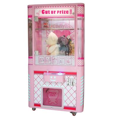 China MDF+Tempered Glass Fully Transparent Machines Automatic Games Machine Hot Sale Cheap Crane Game Claw Doll Machine for sale