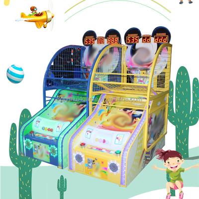 China Colorful Led Lighting MDF+IRON Arcade Game Hot Selling Luxury Basketball Shooting Machine For Kids Children for sale