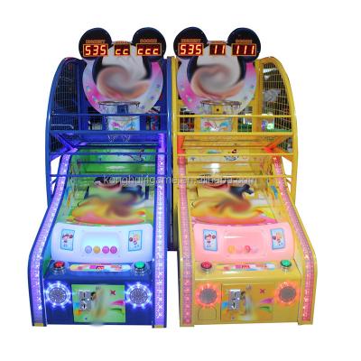 China High Returns Konghui MDF+IRON Redemption Entertainment Basket Ball Coin Push Game Basketball Arcade for sale