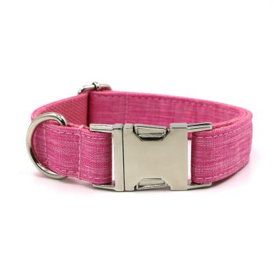 China Wholesale New Fashion Custom Made Dog Accessories Padded Engravable Colorful Printing Luxury Dog Collar for sale