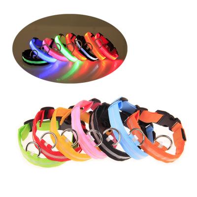 China Hot Sale Fashion Dog Products Pet Products Padded Rechargeable Led Adjustable Collar Pet Collar For Dog for sale