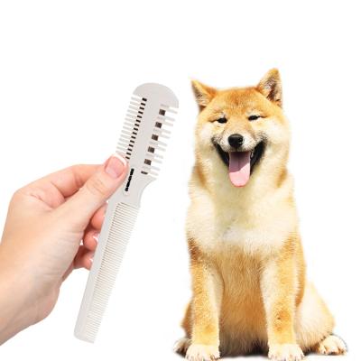 China Hot Selling Stocked Solid Color Brush Animal Hair Pet Knot Comb Pet Brush for sale