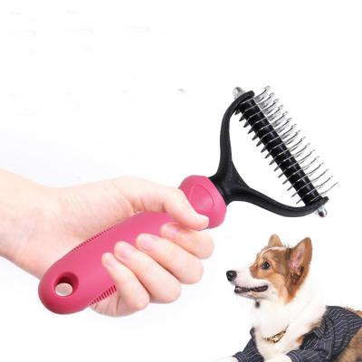 China New Fashion Stocked Wholesale Easy Using Pet Combs Pet Grooming Brush for sale