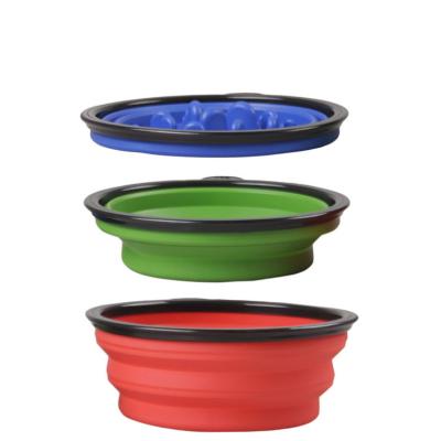 China New Design Sustainable Pet Bowls For Cats And Dogs Travel Portable Pet Feeding Bowl for sale