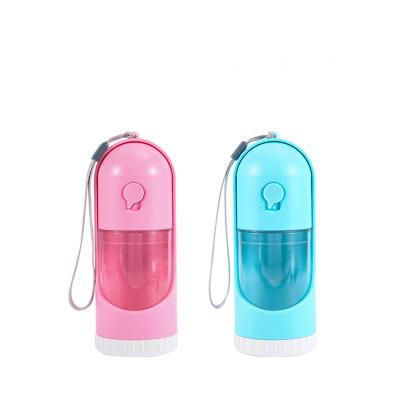 China Travel Sustainable Pet Water Feeder Dispenser Portable Water Bottle Pet for sale