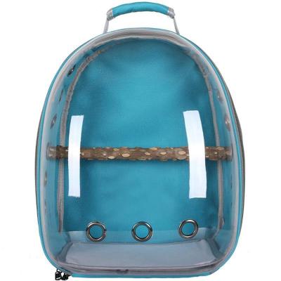 China Breathable Outdoor Portable Cozy Carry Cage Travel Backpack Carrier Cats Parrot Bag Space Capsule Pet Supply for sale