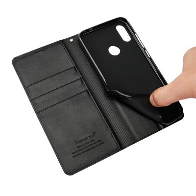 China Anti-fall Manufacture Popular Smart Mobile Phone Magnet Card Wallet Leather Case For REDMI NOTE7 Shockproof for sale