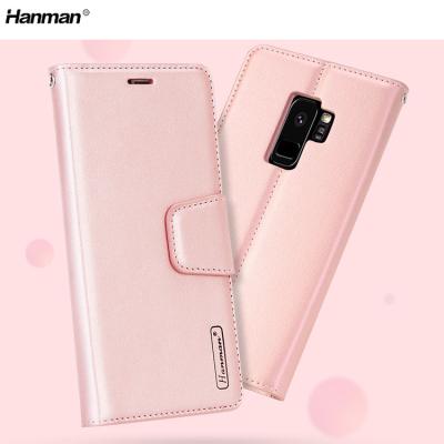 China Luxury Mobile Phone Flip Leather Wallet Folio Case for Samsung Galaxy S9 plus for sale