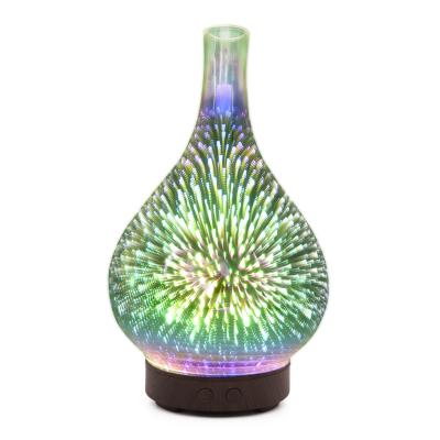 China 2021 Home Appliances Car Art Essential Oil Glass Sleek Aro Elegant Matherapy Machine Ultrasonic Vase Home for sale