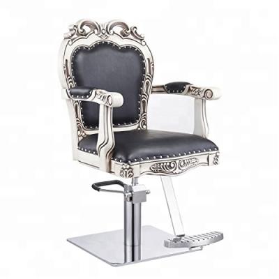 China Fashionable Luxury Design Barber Chair Beard Shaving Chair Wholesale Lockable Beauty Salon Chair for sale