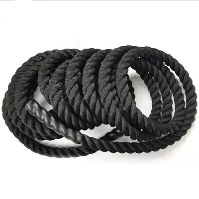 China Durable Factory Direct Supply Gym Equipment Training Ropes , Poly Dacron Battle Rope for sale