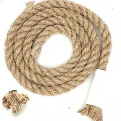 China Eco - Friendly Bulk 100 % Natural Jute Braided 6mm Recyclable Bundling Rope for sale