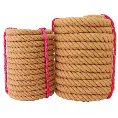 China Eco - Friendly Natural Burlap Twine Rope Hemp Rope for sale