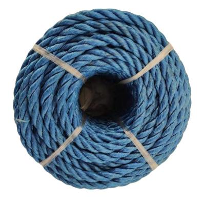 China The service life is long and firm manufacture pp polypropylene rope 3 strand professional braided polypropylene rope for sale