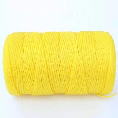 China High Tenacity Manufacturer High PE Three Strand Woven Rope Custom Wear Resistant For Mason for sale