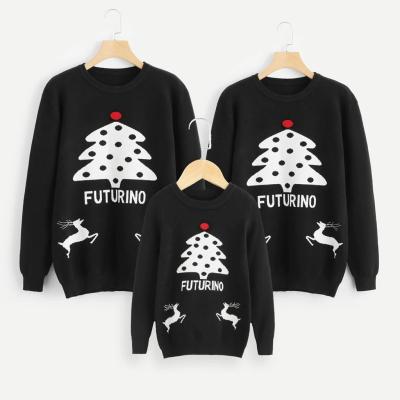 China Breathable Christmas 2021 Family Sweater Spring And Autumn New Family Knit Sweater Christmas for sale