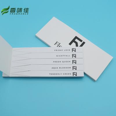 China Recycled Customized LOGO Scent Tester Strips Scent Blotter Scent Test Paper for sale