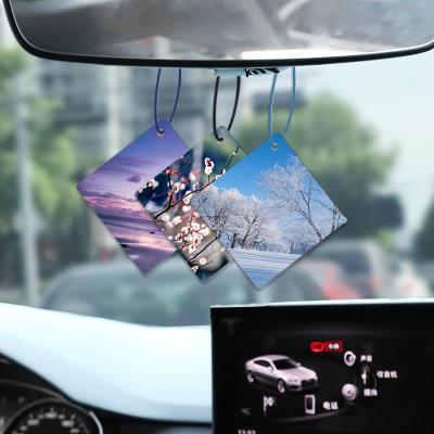 China Y2K Air Freshener Perfume Custom Cards Hanging Car Air Freshener Car Air Freshener for sale