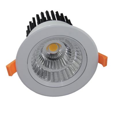 China Hotel 20w anti-glare recessed cob led down light 2015 smart with 2.5inch 75mm cut out dimmable for sale