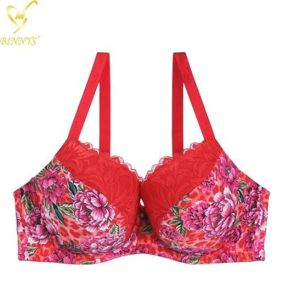 China BINNYS wholesale sexy lace cup 38E Bra QUICK DRY breathable thin hoods Large plus size push up big balcony bra for women for sale