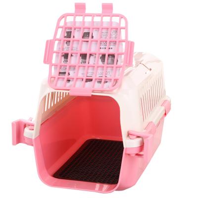 China Manufacturer Breathable For Sale Outdoor Pet Travel Pet Carrier Bag Cat Dog Plastic House Pet Cages for sale