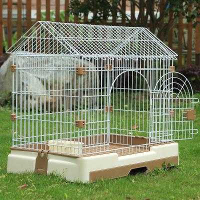 China Wholesale Breathable Portable Foldable Top-Load Dog Pet Cage Two Doors For Sale for sale