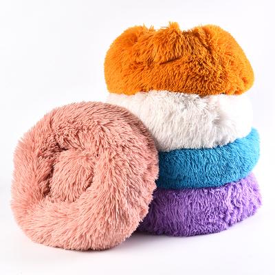 China Wholesale Custom Luxury Fluffy Pet Bed Travel Pet Bed Comfortable Handfeel Soft for sale