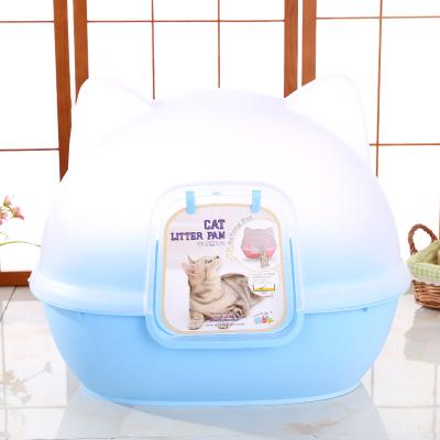 China Large Sustainable Enclosed Trash Can Cat Toilet Send Cat Shovel for sale