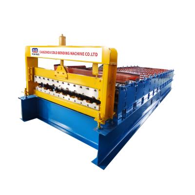 China 2 Tons Steel Metal Roof Roll Forming Machine 5500mm*1300mm*1200mm For Wall Panel à venda