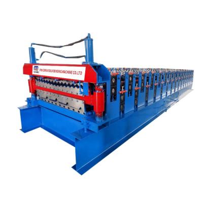 China IBR and Corrugated Tile Double Layer Roof Panel Roll Forming Machine à venda