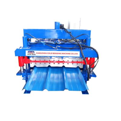 China Double Layer Glazed Tile Roll Forming Machine In Aluminum Metal Roofing Sheet for sale