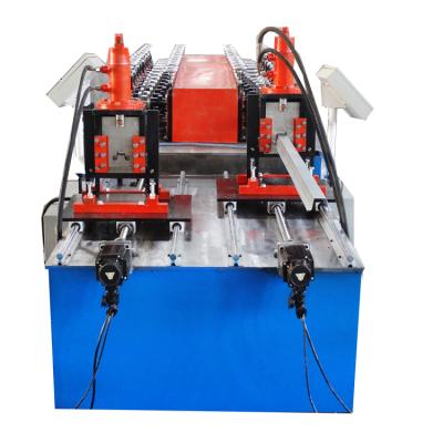 中国 Omega profile roll forming machine C U purlin channel truss furring cold forming machine 販売のため