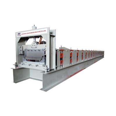 China Factory Customized Width 470Mm Hidden Aluminum Roof Sheet Roll Forming Machine for sale