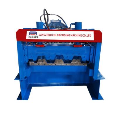 China Cold Metal Deck Panel Sheet Galvanized Steel Floor Decking Roll Forming Machine For Sale for sale