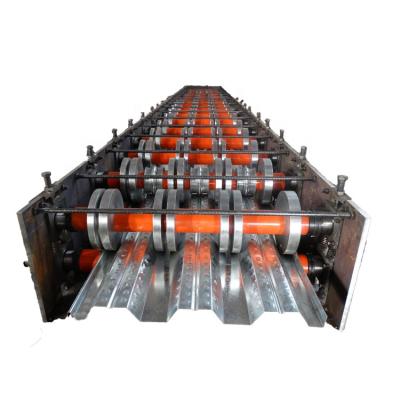 China Floor decking Tile Making Machinery construction panel roll forming machine for sale