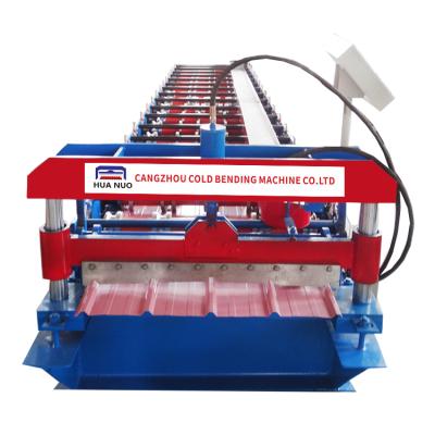 Κίνα Automatic Roof Sheet Steel Profile Making Roll Forming Machine Manufacturer προς πώληση