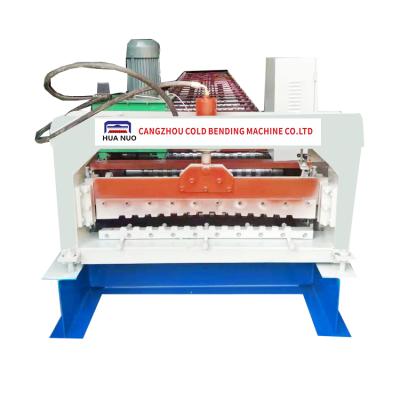 Κίνα Fully Automatic Metal Corrugated Sheet Roll Forming Machine Hydraulic Cutting For Wall Panel Tile προς πώληση