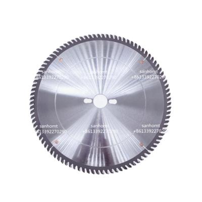 China Less noice sanhomt circular saw blade for cutting aluminum and steel pipe ttc saw blade for sale