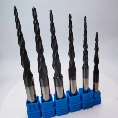 China Less Noice Sanhomt Woodworking Machinery Machine Ball Nose Taper End Mill for sale