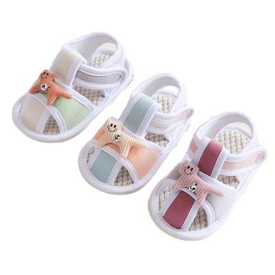 China Other Summer Toddler Shoes Newborn Kids Fashion Sandals Boys Soft Bottom Non-slip Kids Cloth Baby Shoes Sandals for sale