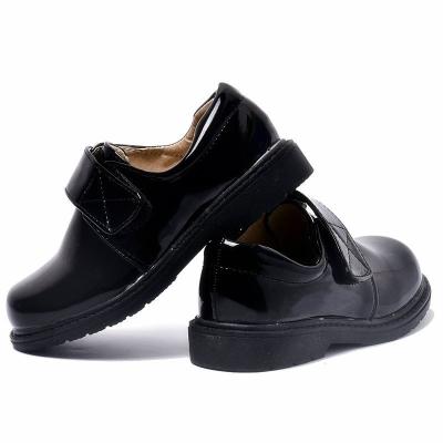 China Other boys' shoes spring and summer student label performance shoes face mute black British performance shoes in for sale