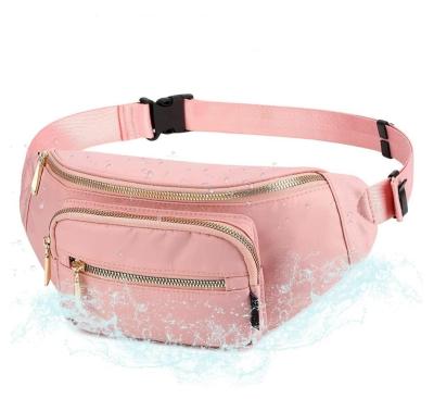 China Pink 2021 New Arrival Water Proof Fanny Waist Waterproof Bag Wholesale Fanny Packs Waist Bag for sale