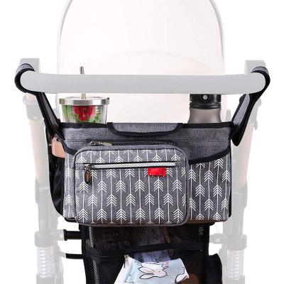 China Custom Universal Single Pack Diaper Bag Stroller Carriage Baby Stroller Bag Organizer for sale