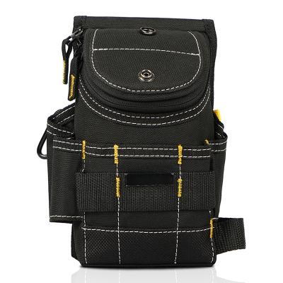 China Custom Tool Bag Organizer Polyester Tool Bag Electrician Tool Kit Bag Heavy Duty Belt Storage Tool Bag for sale