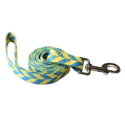 China Polyester Wholesale Sublimation Products Pet Padded Custom Print Logo Dog Leash for sale