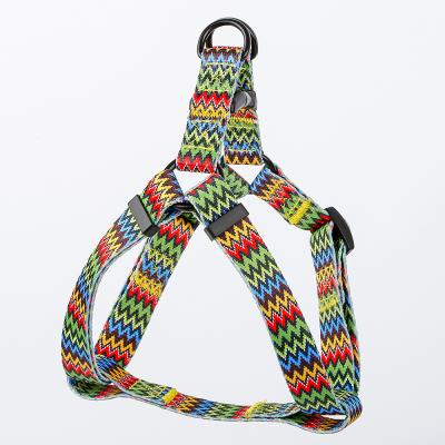 China Manufacturer Padded Multicolor Pet Custom Sublimation Printing OEM Polyester Pet Harness for sale