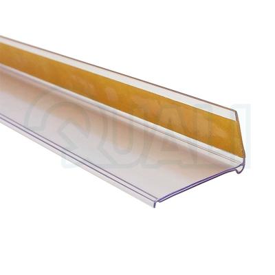 China Supermarkt Grocery Price Tag Rack Display Acrylic Price Tag With Foam for sale